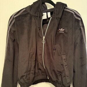 Cropped women's adidas cord jacket